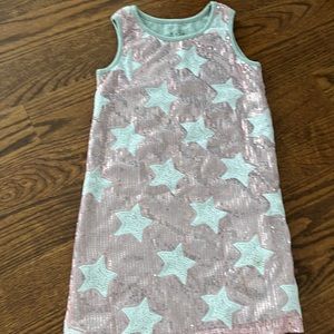 Pink sparkly star dress. Worn 3 or 4 times perfect for lots of occasions